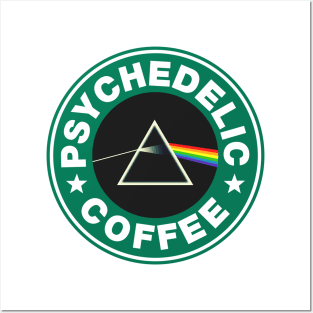 Psychedelic Coffee Posters and Art